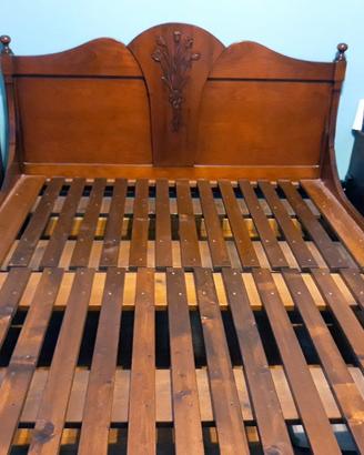 Letto matrimoniale Preis doghe in legno massello
