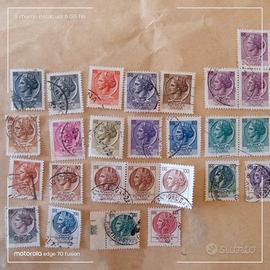 26 francobolli serie siracusana 