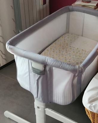 Culla Chicco Next 2 me air grigia + accessori 