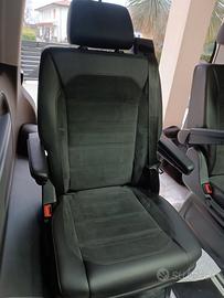 sedili multivan T6/T5 pelle nera Alcantara 