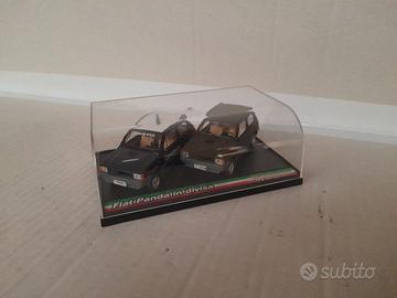 COPPIA MODELLI FIAT PANDA 30 CARABINIERI BRUMM