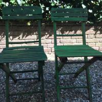 Sedie pieghevoli da esterno anni 50 / 60