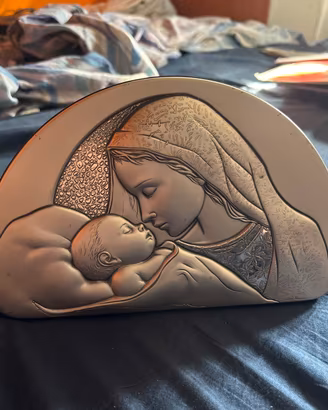 Quadro Madonna con Bambino Leader Argenti 925