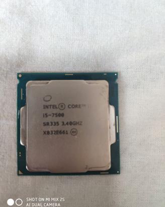 Cpu intel i5-7500