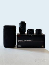 Sigma 105mm f/2.8 Macro DG OS HSM attacco Canon EF
