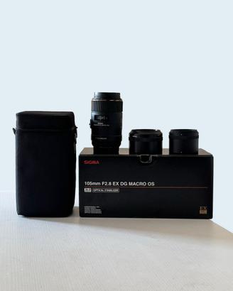 Sigma 105mm f/2.8 Macro DG OS HSM attacco Canon EF