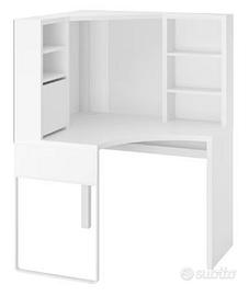 Mobile studio angolare Ikea Micke, 100x142 cm