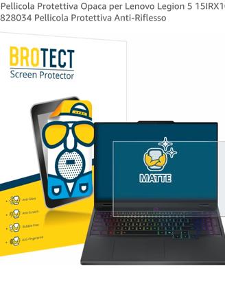 Pellicola matte Legion 5 IPS 15,3"