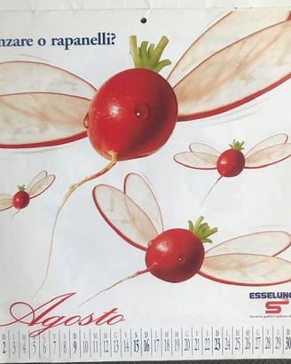 Calendario collezione 1998 Esselunga Armando Testa