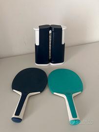 Racchette e rete da ping pong