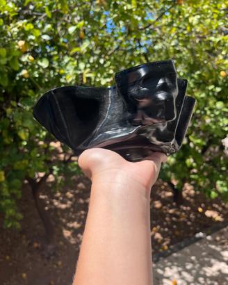 Vinyl skull bowl