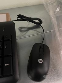 Tastiera e mouse hp con filo nuovo