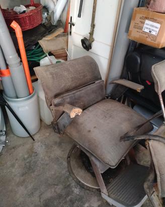 Moletti vecchie poltrone  d barbiere