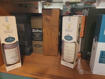 COLLEZIONE BOTTIGLIE WHISKY E RUM