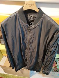 Giacca nera uomo TG L impermeabile 