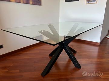 Tavolo vetro design