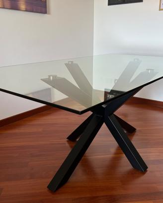 Tavolo vetro design