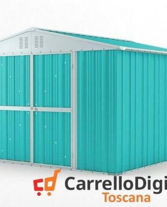 Box struttura lamiera Acciaio 327x307 azzurro