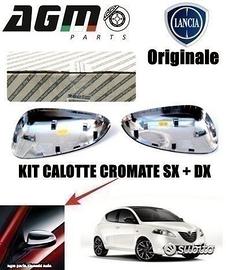 Kit coppia calotte cromate sx dx lancia ypsilon