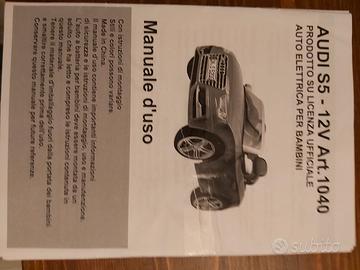 Audi S5 per bambini a 12V