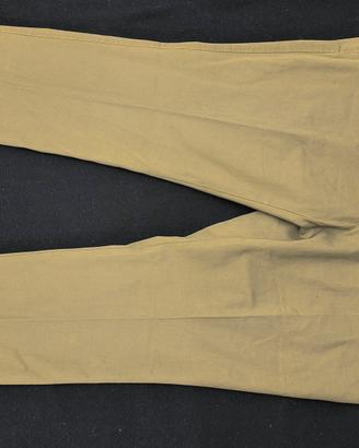 Pantaloni in cotone leggero color tortora
