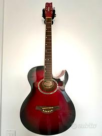 🎸 Chitarra elettroacustica ADONIS cutaway + custo