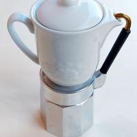 CAFFETTIERA OMG MULINO BIANCO LE RONDINI 4 TAZZE