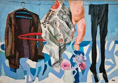 quadro ad olio del pittore Manfredo Acerbo 