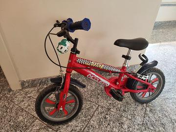 bicicletta bambino saetta mcqueen ruota 12