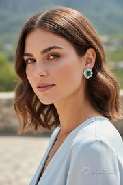 orecchini in zirconia