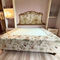 Letto Sommier Matrimoniale in Legno Massello