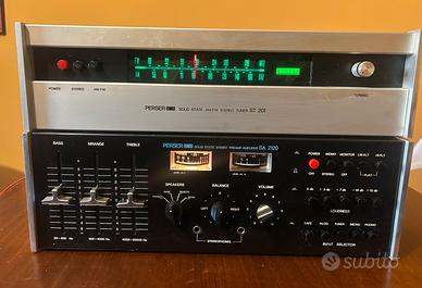 Stereo vintage Perser con radio