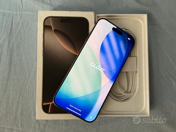 Apple iPhone 16 Pro Max 256GB nuovo batteria 100%
