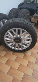 cerchi in lega e gomme fiat 500