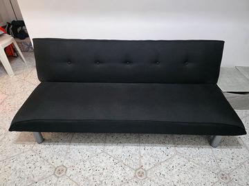 Divano letto in tessuto 2 posti come nuovo