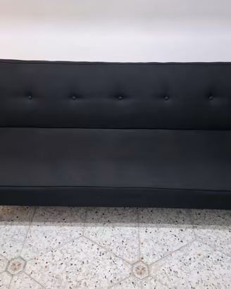 Divano letto in tessuto 2 posti come nuovo