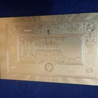 1000 LIRE GRANDE M FASCIO LAMINA D'ORO