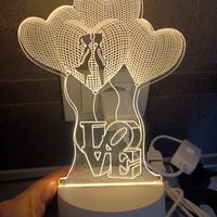 lampada ricaricabile San Valentino 2 modelli