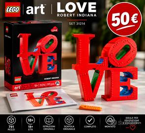 LEGO Art 31214 LOVE Robert Indiana COMPLETO