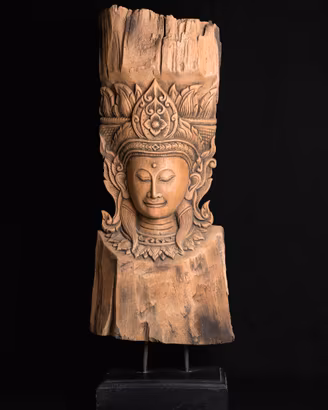 Scultura Lanna in legno di teak – Thailandia