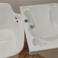 2 vasche bagnetto neonati bambini 