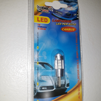 Lampadina led auto canbus t10 27 smd blu 12 - 24 v