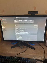 Computer da gaming con monitoe 144hz lg ecc…