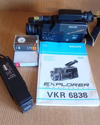 Videocamera vintage  PHILIPS WR6837 EXPLORER