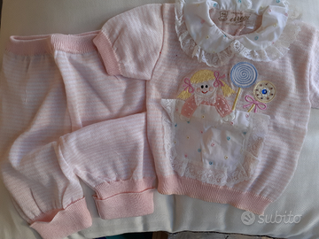 Delizioso completino neonata ErreGi