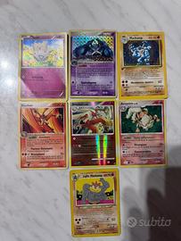 Lotto carte pokemon miste