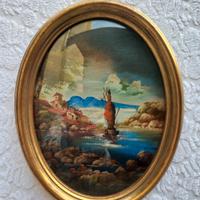 Copia quadri ovali firmati Bory-primi 900