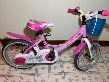 Bici bambina Lombardo modello Baffy 16 e Baffy14