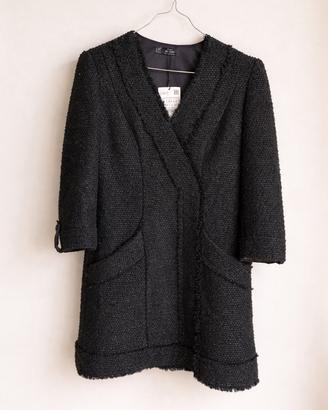 Abito in tweed nero stile Chanel – Zara TRF