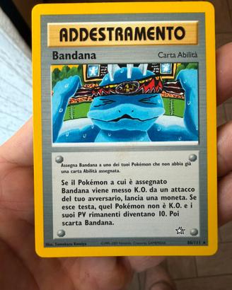Pokemon Bandana Carta Abilità Neo Genesis